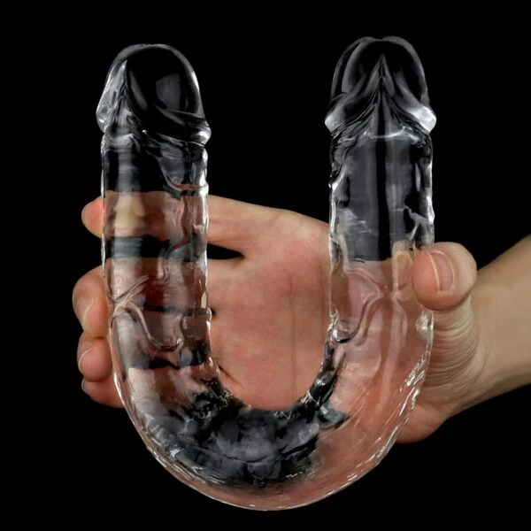 Discount โค๏ธ Lovetoy โ Flawless Clear 12 Inch Double Dildo ๐ - Image 3