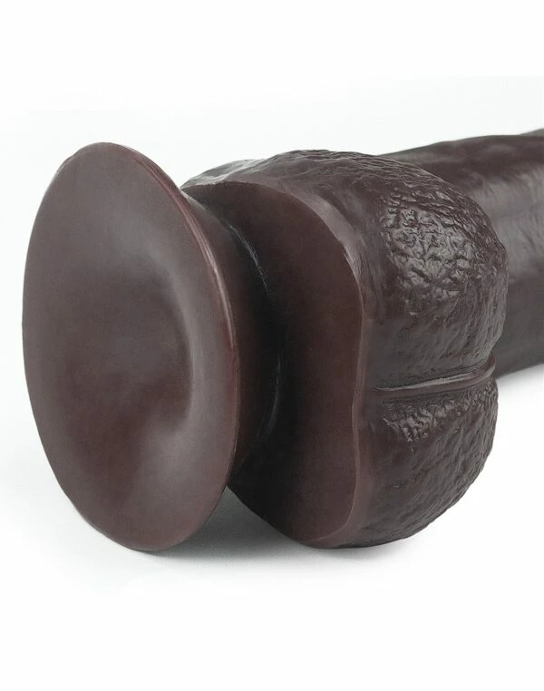 Best Sale ๐ LoveToy Sliding Skin Dual Layer 9 Inch Black Dildo ๐ - Image 7